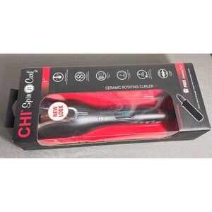 CHI Spin N Curl 1.25" Curling Iron - CA2319A (Black) OPEN BOX